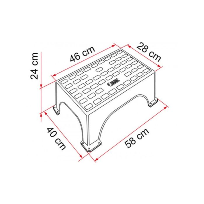 FIAMMA STEP MAGNUM 200KG RATED