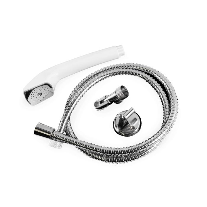 HAND HELD SHOWER ROSE HOSE&BKT