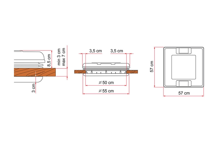 FIAMMA VENT 50 x 50 COMBI