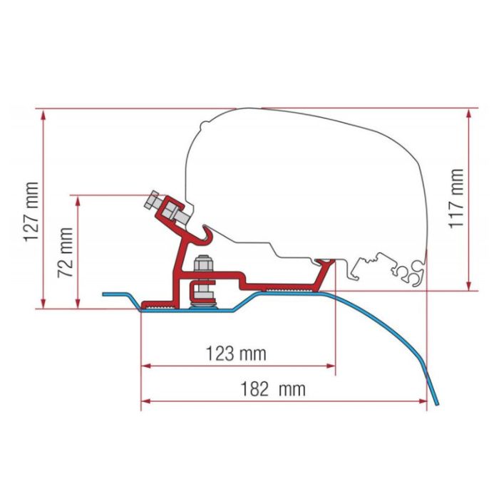 FIAMMA F65/F80 FIT KIT DUCATO