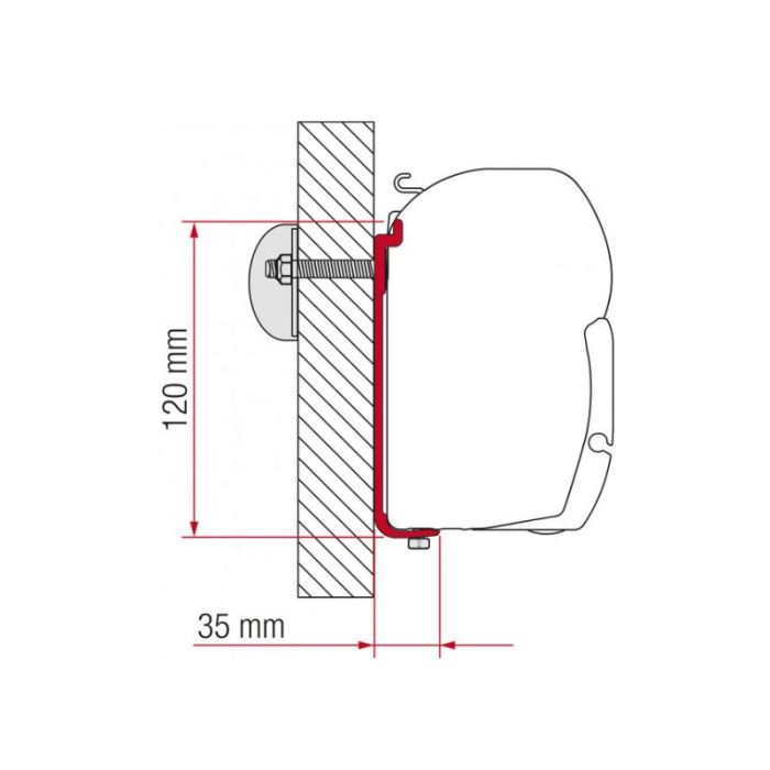 FIAMMA S 400 BRACKET KIT