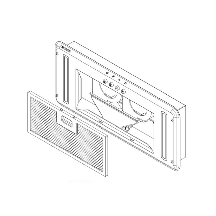 CAMEC 12V FLUSH MT RANGE HOOD