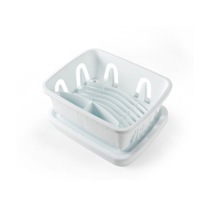 PLASTIC DISH DRAINER WITH LID