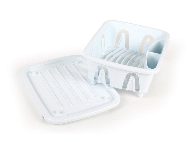 PLASTIC DISH DRAINER WITH LID