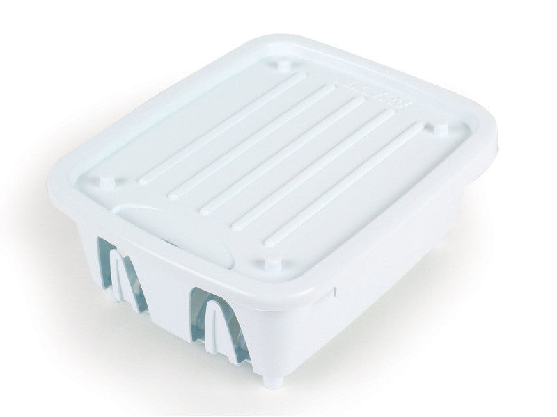 PLASTIC DISH DRAINER WITH LID