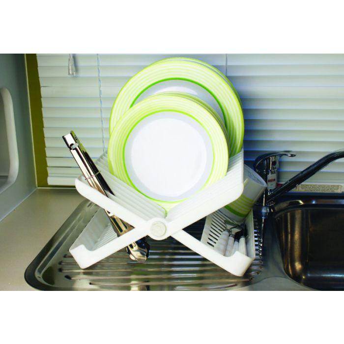 FOLDABLE DISH DRAINER