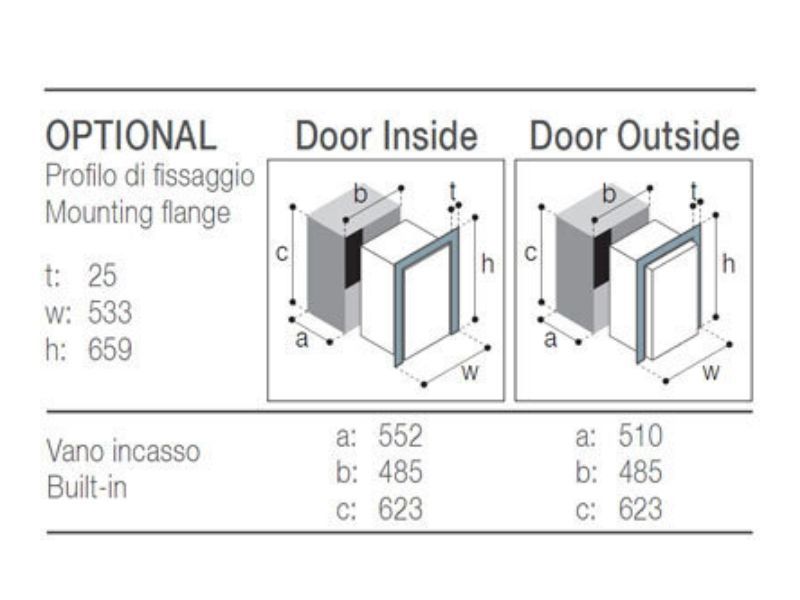 VITRI FRIDGE C90I BUILT IN