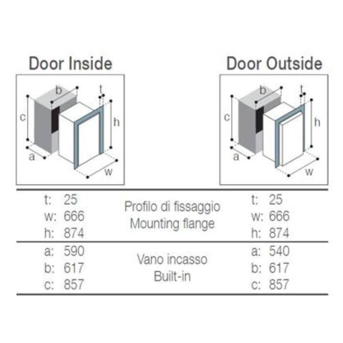 VITRI DRW180A DRAW FRIDGE