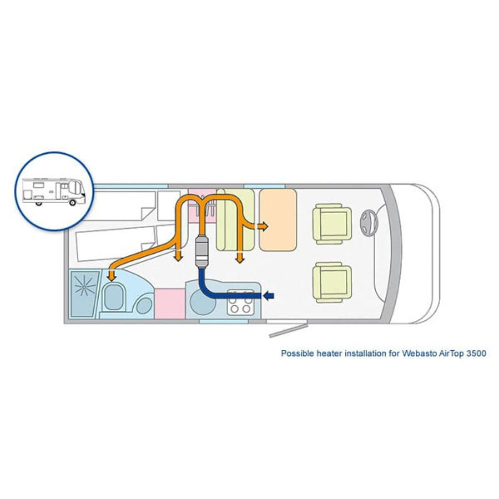 WEBASTO DIESEL HEATER OUTLET 2