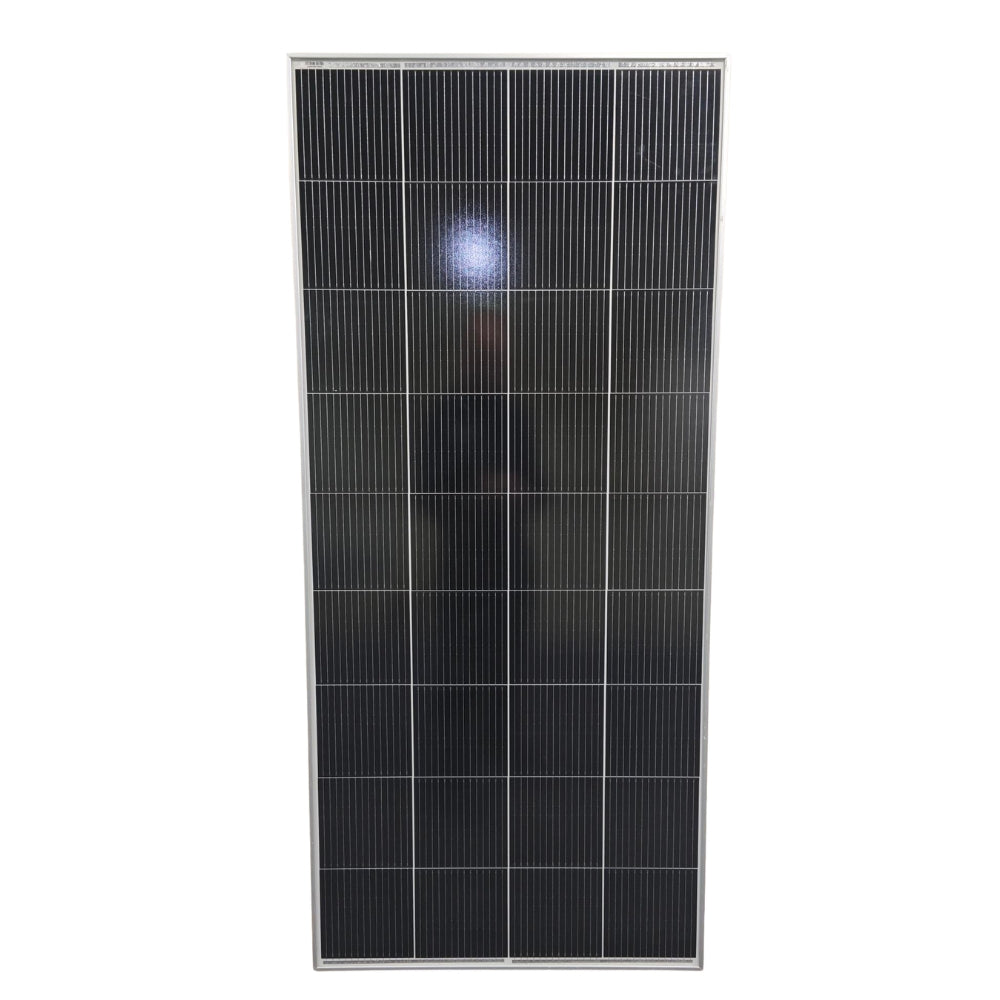 Solar panel on a white background