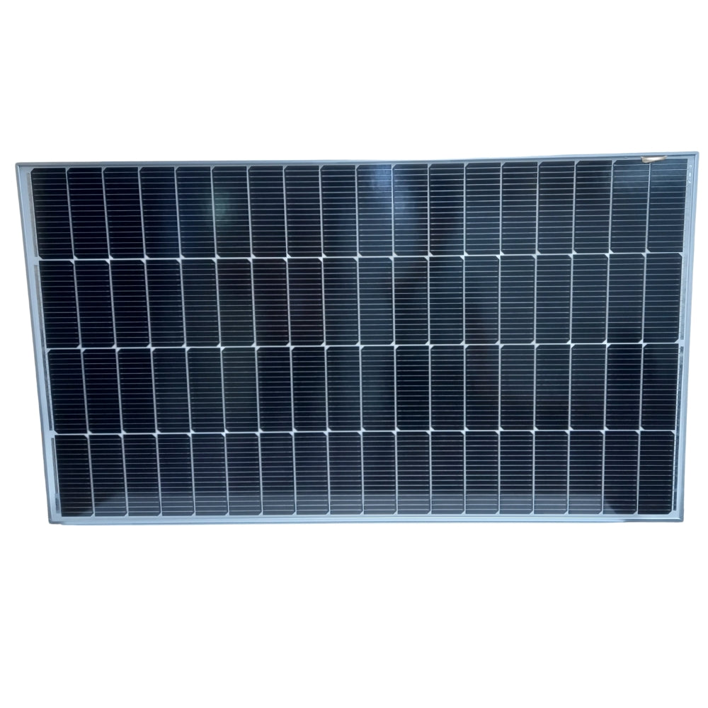 Solar panel on a white background